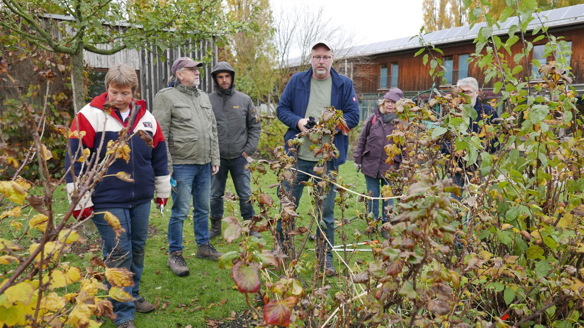 Teilnehmende am Tageslehrgang für Kleingärtner